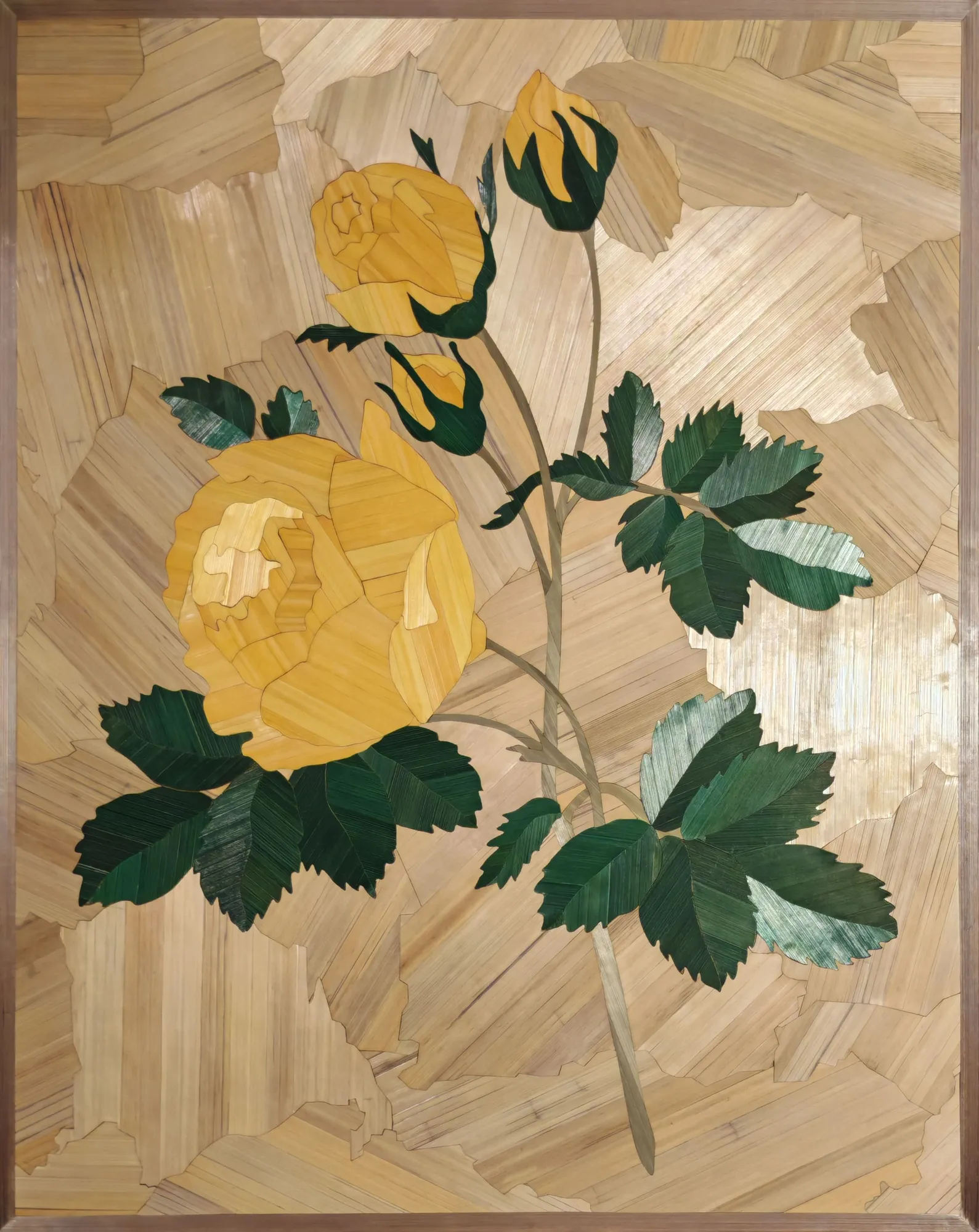 Tableau Fleur Rosea Sulfurea 1